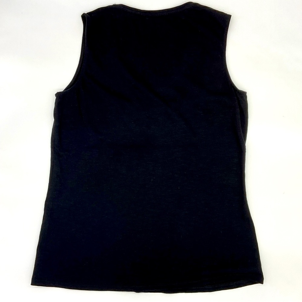 Coldwater Creek Black Sleeveless Top, Med - Picture 2 of 5